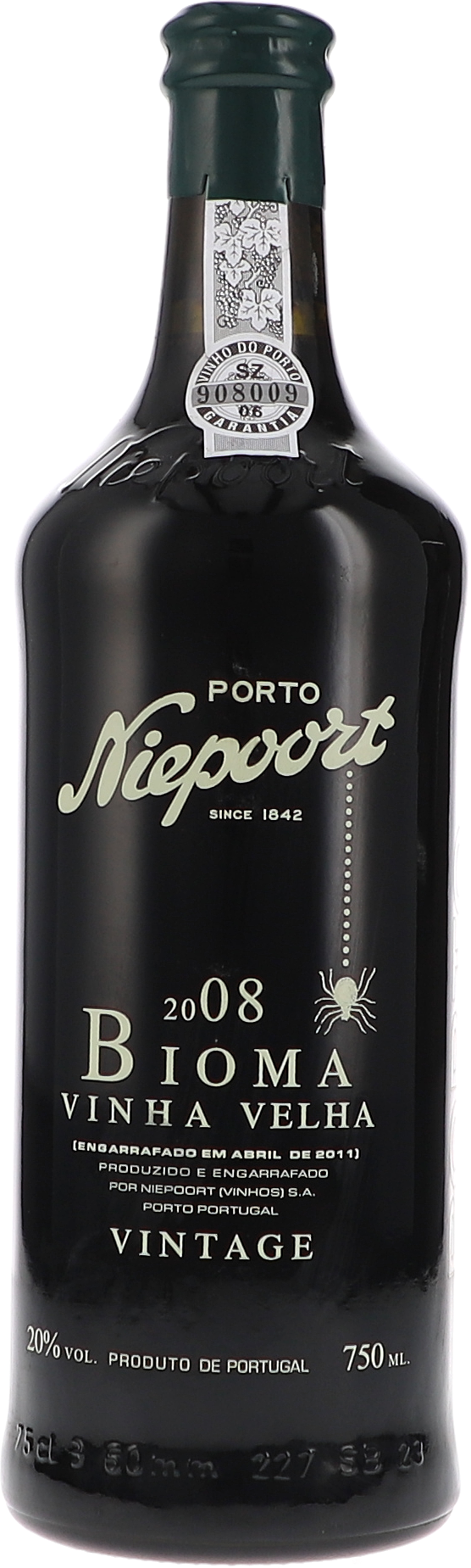 Niepoort Porto Bioma Vintage Vinha Velha, Vinho do Porto DOC 2008