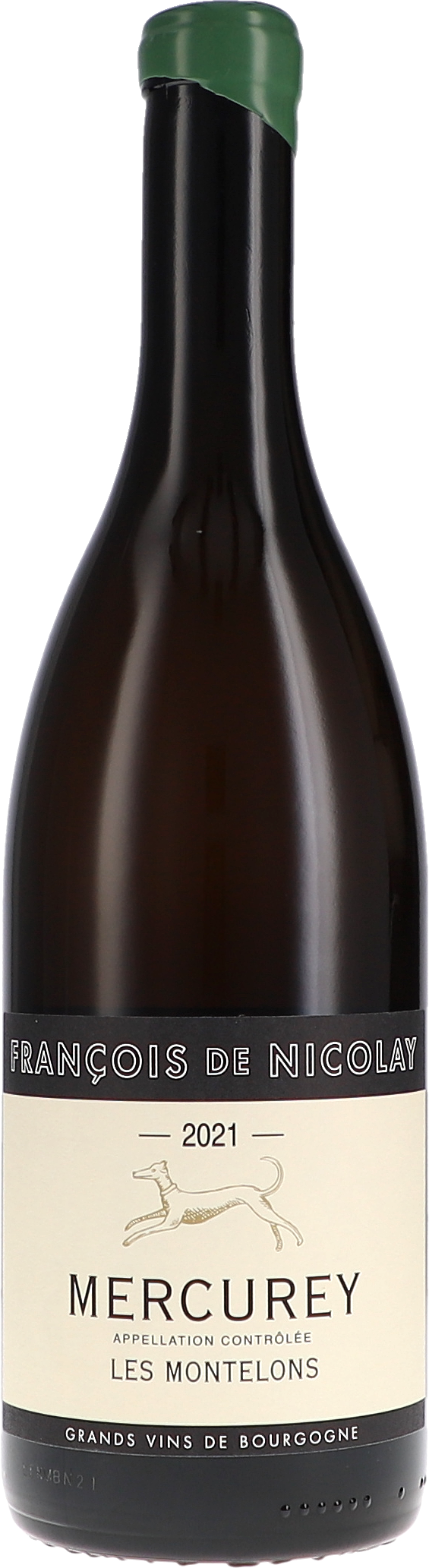 François de Nicolay Mercurey "Les Montelons" blanc, Sans Sulfites Ajouté AC 2021