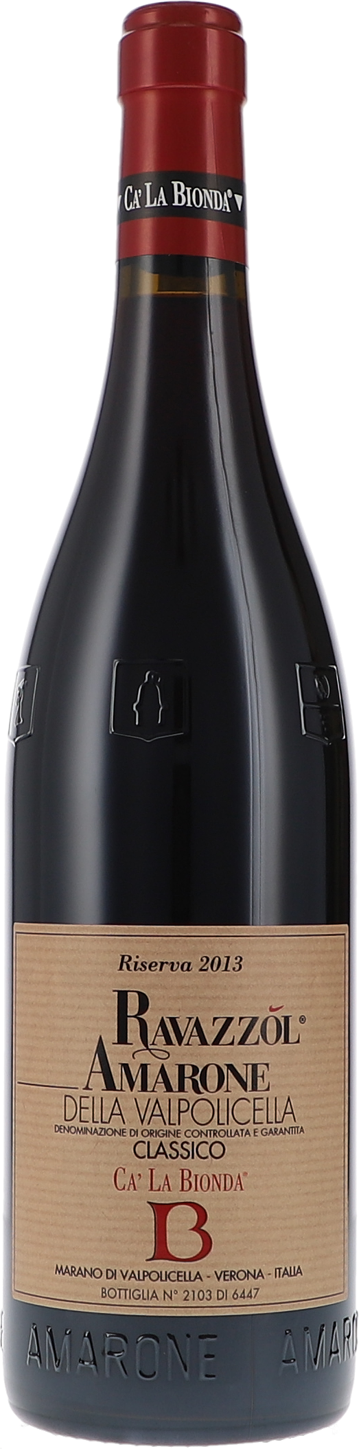 nan Ravazzol Amarone della Valpolicella Riserva DOCG 2013