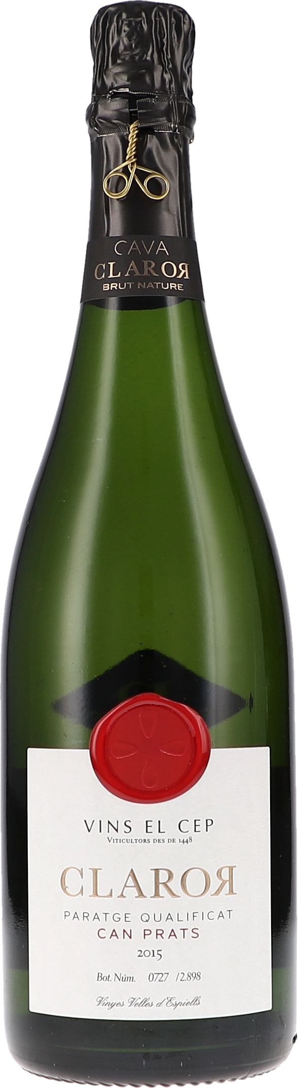 Vins El Cep CLAROR Can Prats, Brut Nature 2015