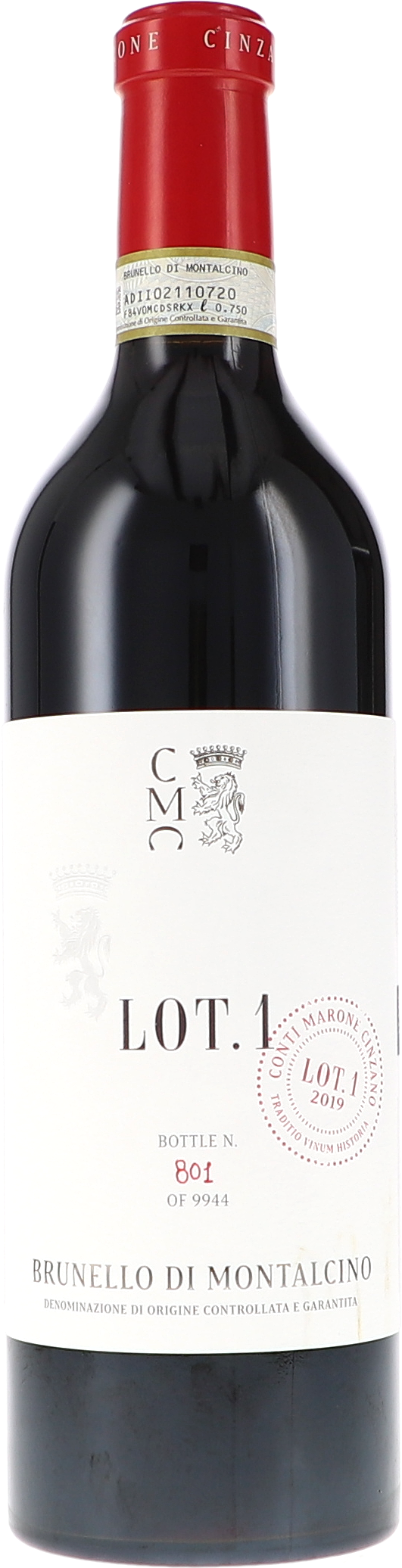 Col d'Orcia CMC LOT.1, Conti Marone Cinzano, Brunello di Montalcino DOCG 2019
