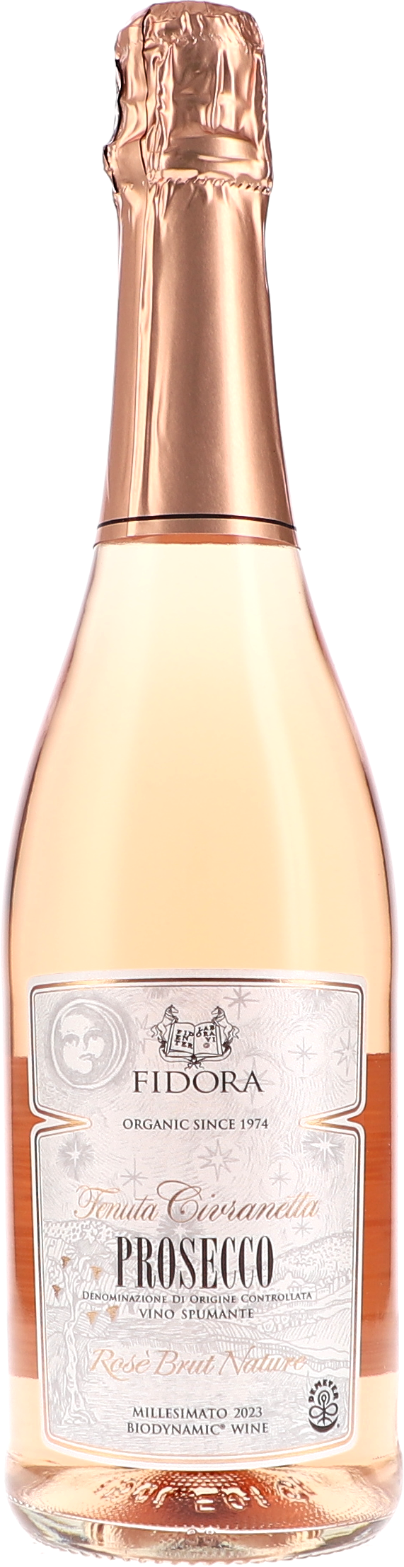 Fidora Civranetta Prosecco DOC Spumante Rosè Brut Nature 2024
