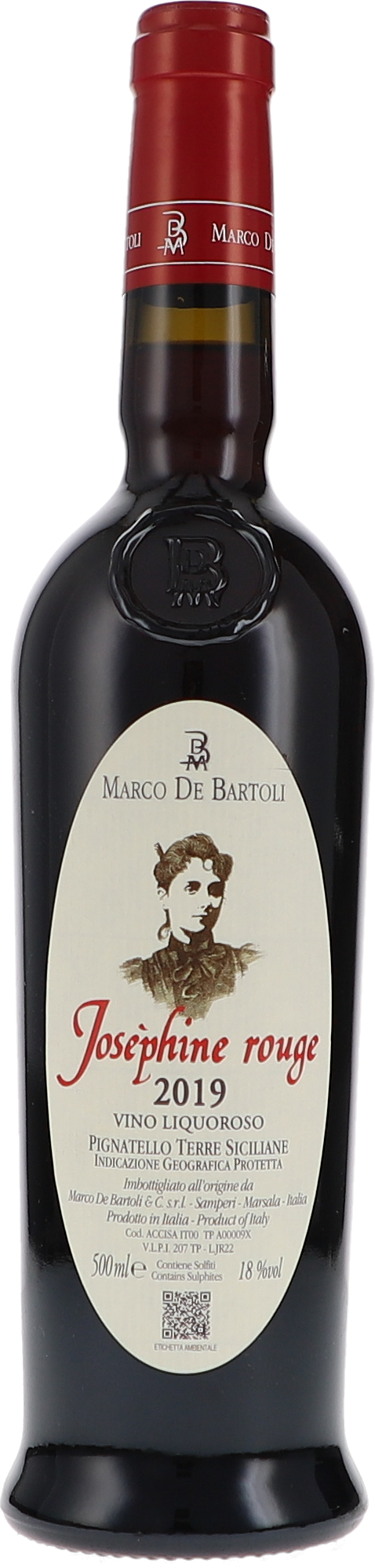 Marco de Bartoli Josèphine rouge, Vino Liquoroso 2019