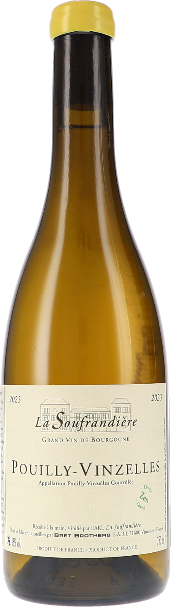 La Soufrandière Pouilly-Vinzelles, Cuvée Zen AOC 2023
