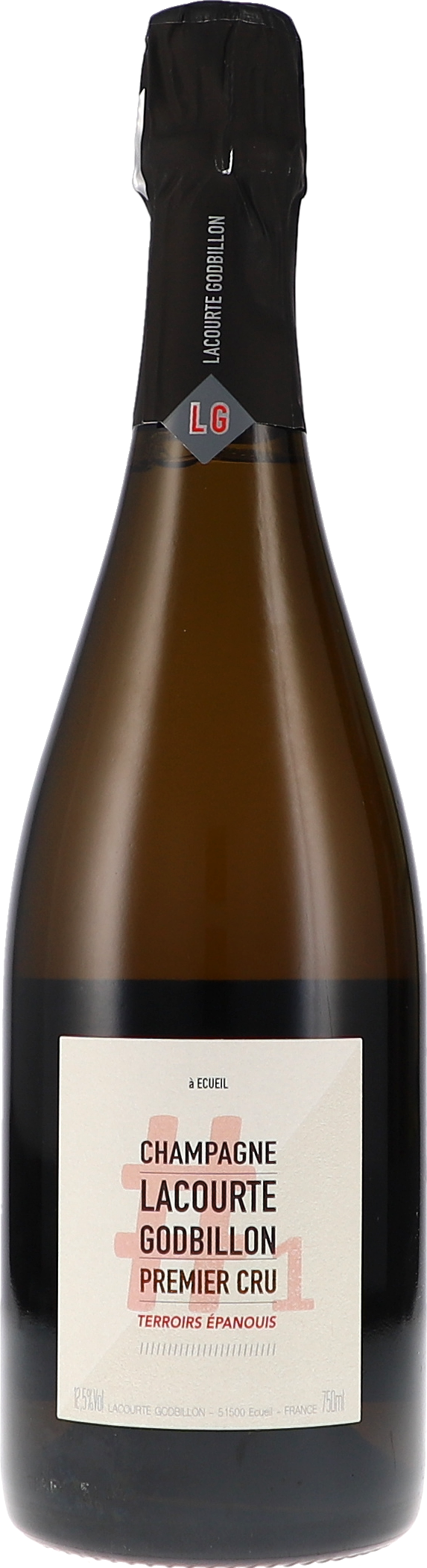 Lacourte-Godbillon Terroirs Épanouis #1, Base 2015 Premier Cru Extra Brut nan