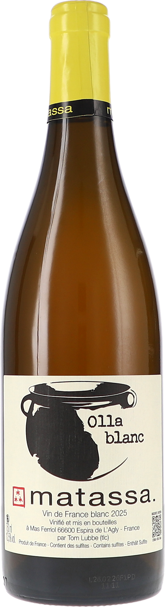 Matassa Olla Blanc VdF 2025