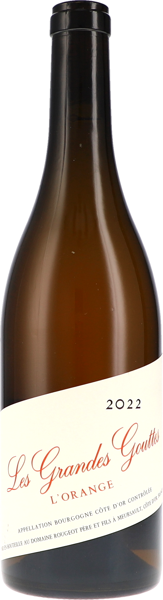 Rougeot Père & Fils Bourgogne Côte d'Or "Les Grandes Gouttes" l'Orange, Sans Sulfite Ajouté AOC 2022