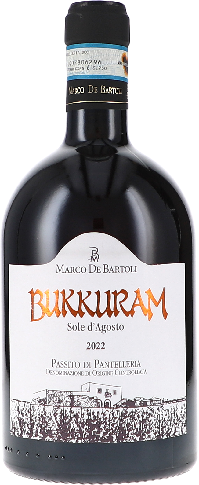 Marco de Bartoli Bukkuram "Sole d'Agosto" Passito di Pantelleria DOC 2022