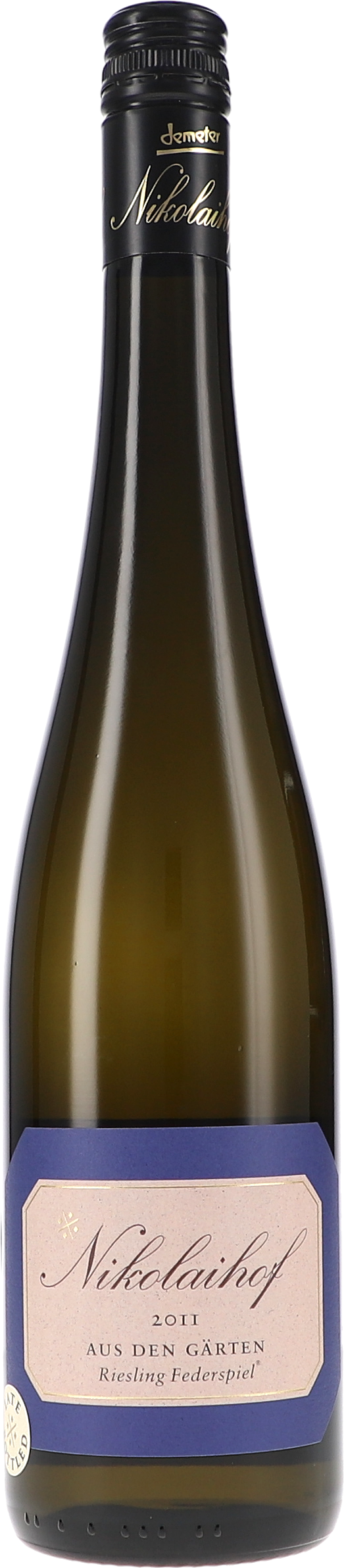 Nikolaihof Aus den Gärten, Riesling Federspiel trocken 2011