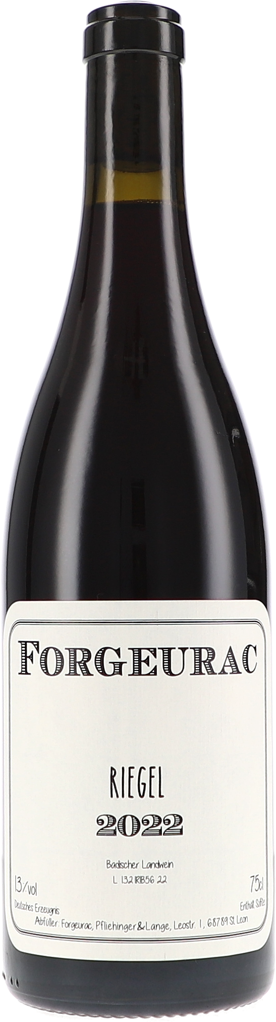 Forgeurac Riegel, Badischer Landwein 2022