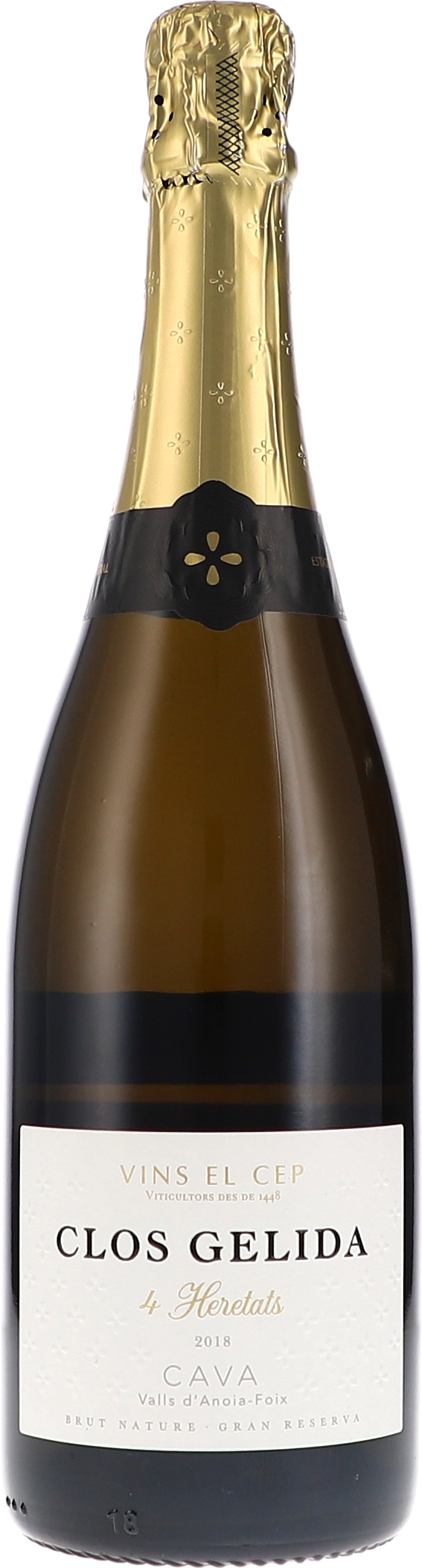 Vins El Cep Clos Gelida 4 Heretats, Brut Nature Gran Reserva 2019