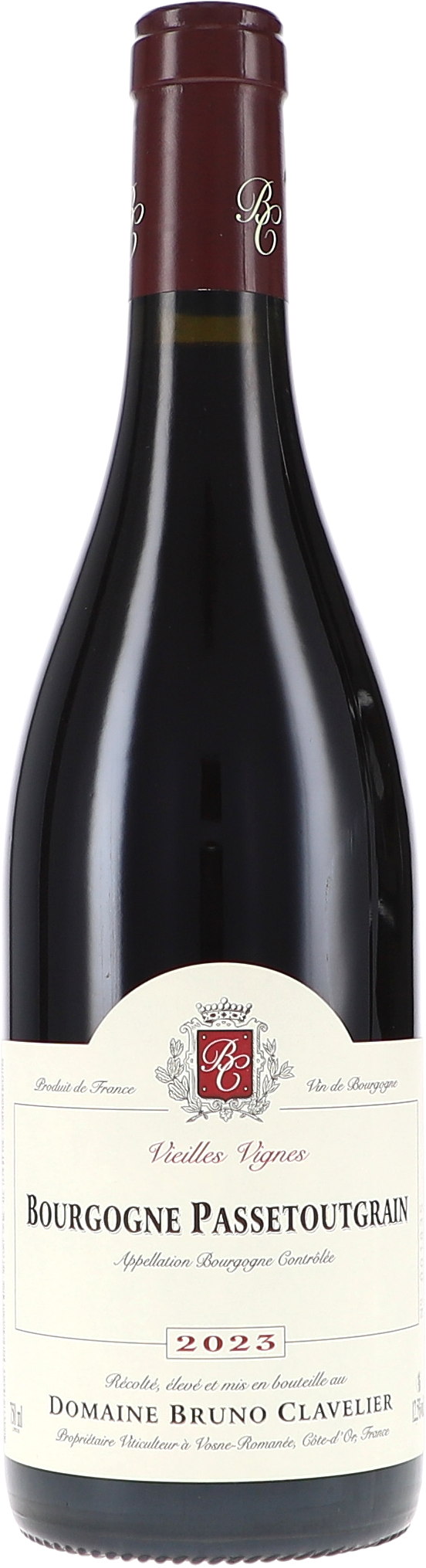 Bruno Clavelier Bourgogne Passetoutgrain, Vieilles Vignes AOC 2023