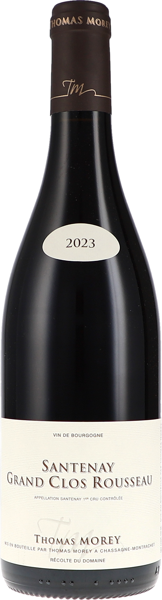 Thomas Morey Santenay 1er Cru rouge Grand Clos Rousseau AOC 2023