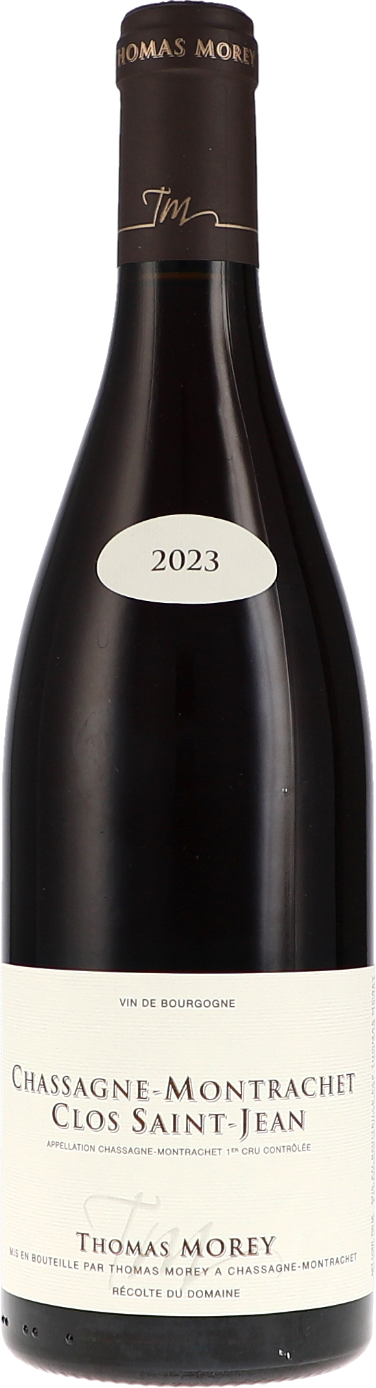 Thomas Morey Chassagne-Montrachet 1er Cru rouge Clos Saint-Jean AOC 2023