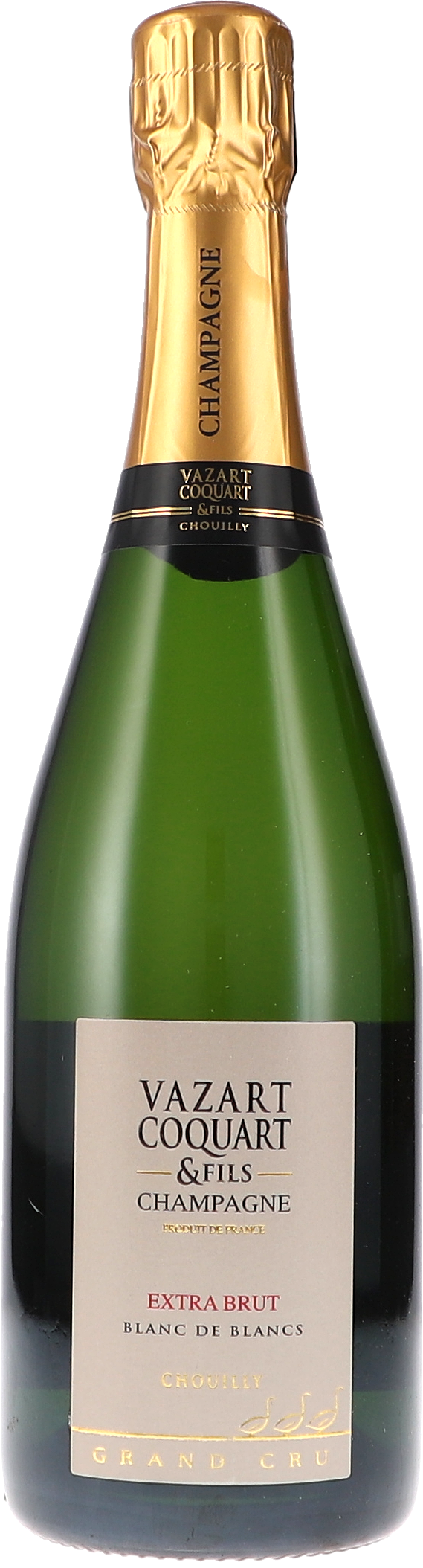 Vazart-Coquart & Fils Extra Brut, 2018+Res., Blanc de Blancs Chouilly Grand Cru nan