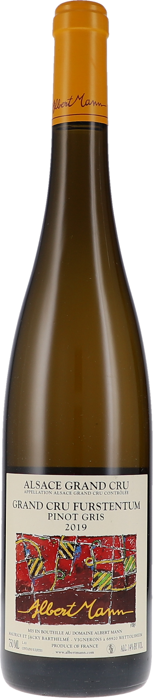 Albert Mann Pinot Gris Furstentum Grand Cru 2019