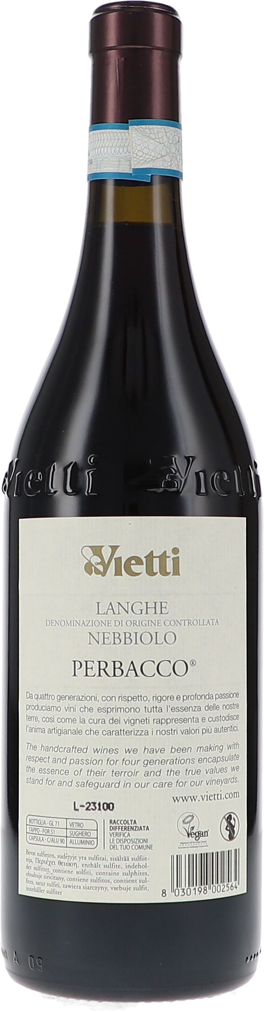 Vietti Langhe Nebbiolo Perbacco DOC 2022