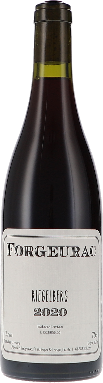 Forgeurac Riegelberg, Badischer Landwein 2020