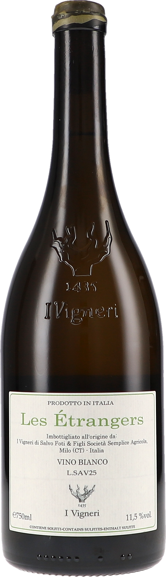 I Vigneri di Salvo Foti Les Étrangers Vino Bianco 2025