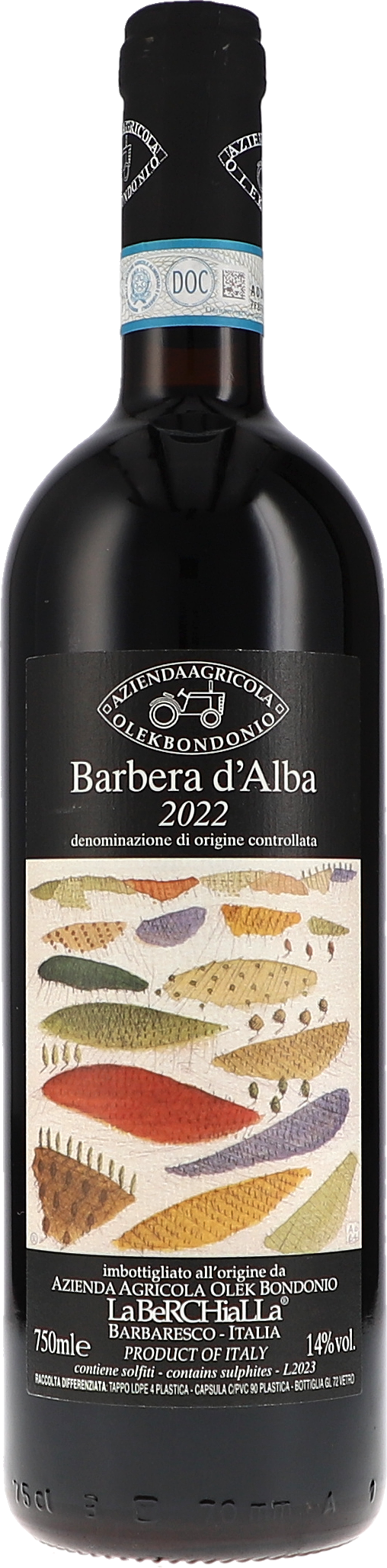 Olek Bondonio Barbera d'Alba DOC 2022