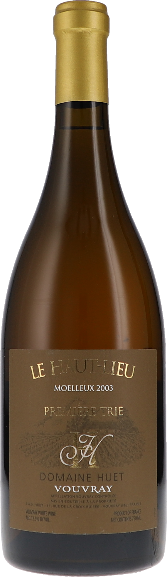 Huet Le Haut Lieu Moelleux 1ère Trie 1993
