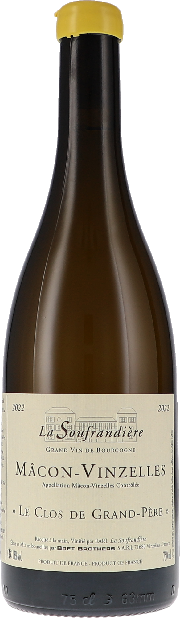 La Soufrandière Mâcon-Vinzelles "Le Clos de Grand-Père" AOC 2023