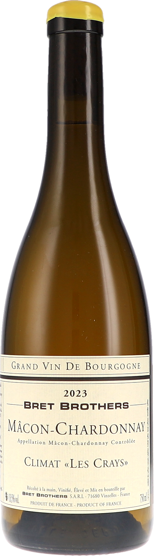 Bret Brothers Mâcon-Chardonnay Climat "Les Crays" AOC 2023